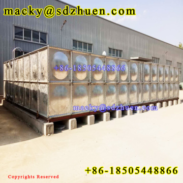 800m3 Cold Pressed Sectional/Panelized/Assembled Galvanizing Steel Clean Water Tank